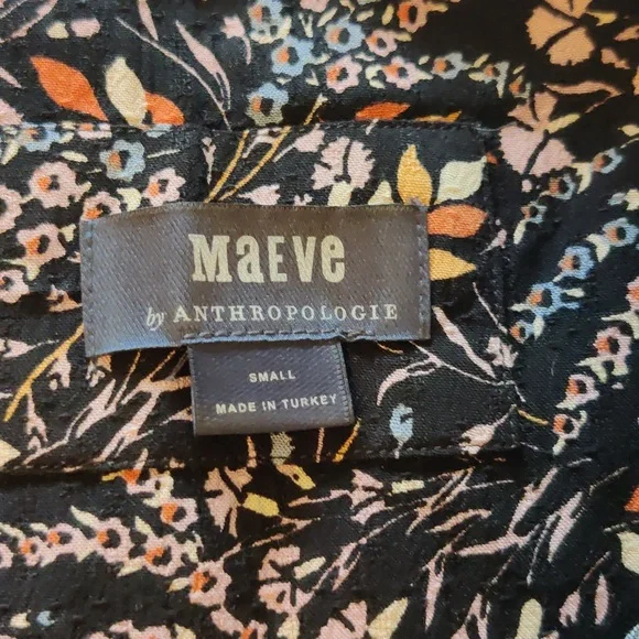 Anthropologie Maeve Fall Leaves Tunic Dress Size Small - Picture 3 of 8
